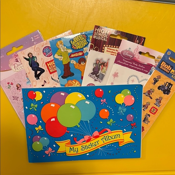 Sandylion Vintage Sticker Album Lot Unopened 7 sheets - Picture 1 of 7